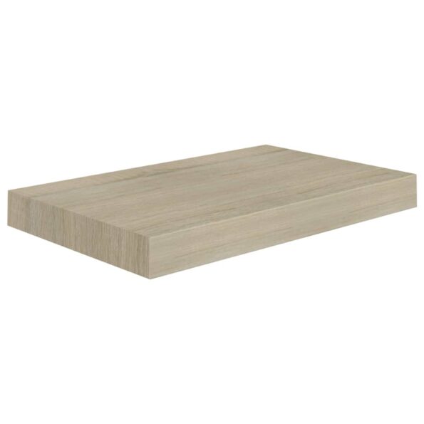 vidaXL Plávajúca nástenná polica, dubová 40x23x3,8 cm, MDF – Obrázok 2