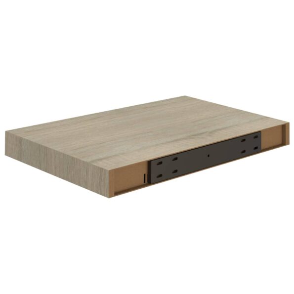 vidaXL Plávajúca nástenná polica, dubová 40x23x3,8 cm, MDF – Obrázok 6