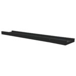 vidaXL Poličky na zarámované obrázky 2 ks čierne 60x9x3 cm MDF – Obrázok 6
