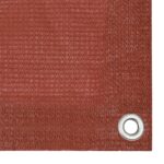 vidaXL Balkónová markíza tehlová 75x300 cm HDPE – Obrázok 3