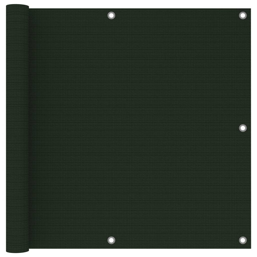 VXL8720286095362_a_en_hd_1.jpg vidaXL Balkónová markíza tmavozelená 90x400 cm HDPE – Obrázok 1