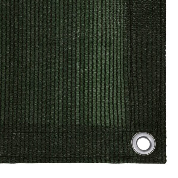vidaXL Balkónová markíza tmavozelená 90x400 cm HDPE – Obrázok 3
