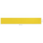 vidaXL Balkónová markíza žltá 90x600 cm HDPE – Obrázok 5