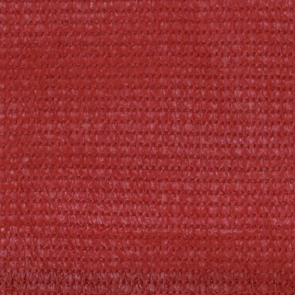 vidaXL Balkónová markíza, červená 75x400 cm, HDPE – Obrázok 2