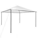 vidaXL Altánok 4x4x3 m, biely 180 g/m²