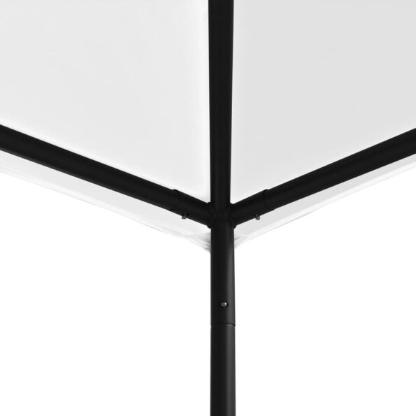 vidaXL Altánok 4x4x3 m, biely 180 g/m² – Obrázok 3