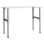 vidaXL Rámy na pracovné stoly 2 ks kovové 55x(69x95,5) cm sivé – Obrázok 2