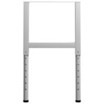 vidaXL Rámy na pracovné stoly 2 ks kovové 55x(69x95,5) cm sivé – Obrázok 4