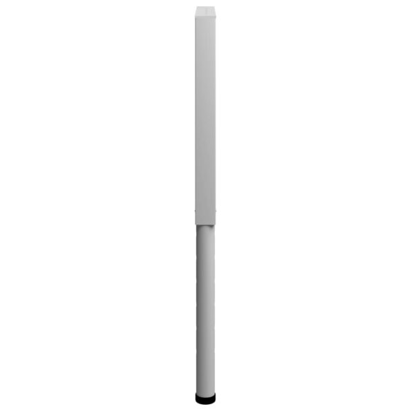 vidaXL Rámy na pracovné stoly 2 ks kovové 55x(69x95,5) cm sivé – Obrázok 6