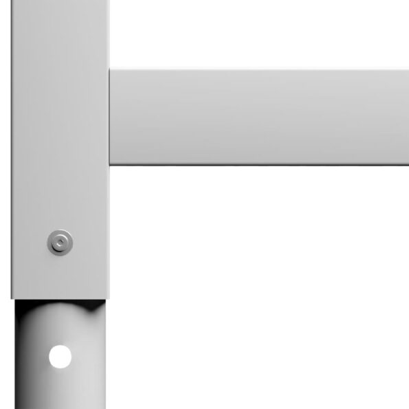 vidaXL Rámy na pracovné stoly 2 ks kovové 55x(69x95,5) cm sivé – Obrázok 7