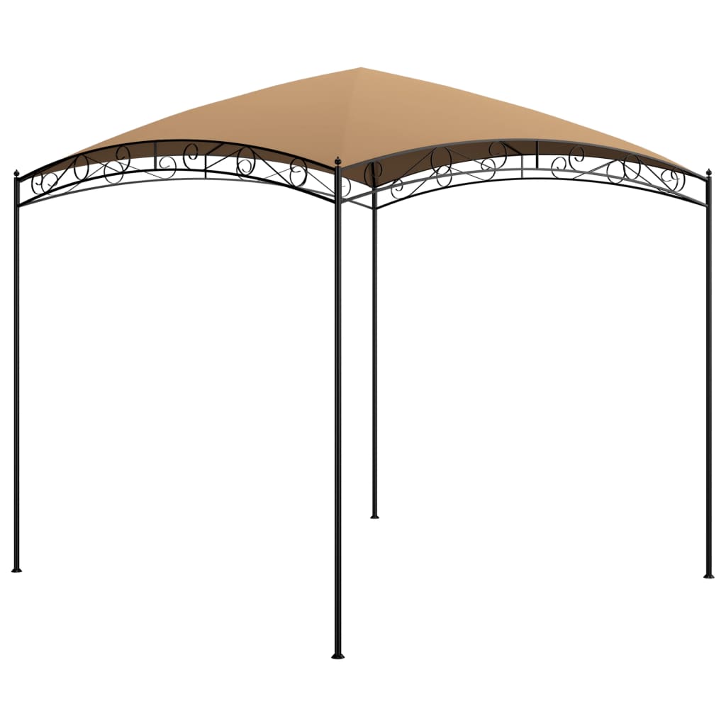 VXL8720286153215_a_en_hd_1.jpg vidaXL Altánok 3x3x2,65 m sivohnedý 180 g/m² – Obrázok 1