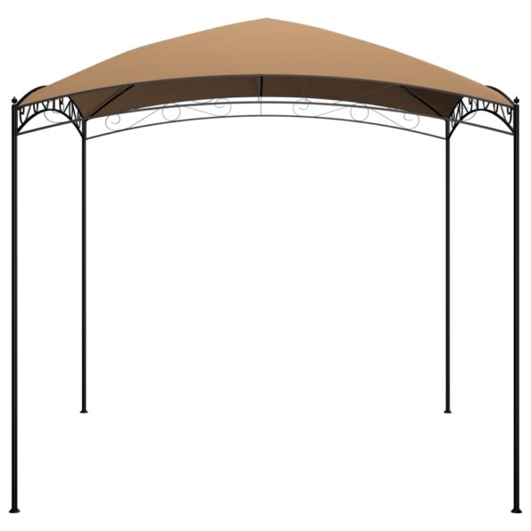 vidaXL Altánok 3x3x2,65 m sivohnedý 180 g/m² – Obrázok 2