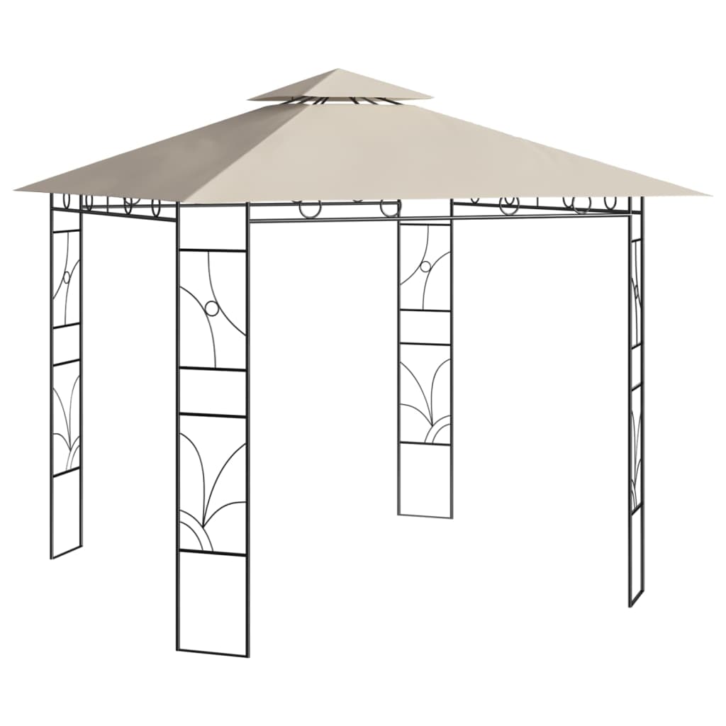 VXL8720286153260_a_en_hd_1.jpg vidaXL Altánok 3x3x2,7 m krémový 160 g/m² – Obrázok 1