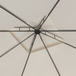 vidaXL Altánok 3x3x2,7 m krémový 160 g/m² – Obrázok 2