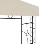 vidaXL Altánok 3x3x2,7 m krémový 160 g/m² – Obrázok 4