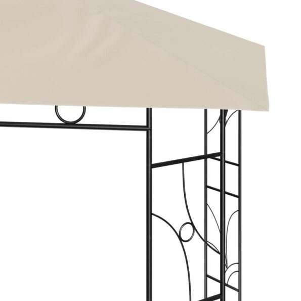 vidaXL Altánok 3x3x2,7 m krémový 160 g/m² – Obrázok 4