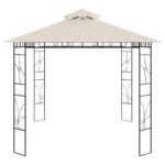vidaXL Altánok 4x3x2,7 m krémový 160 g/m² – Obrázok 4