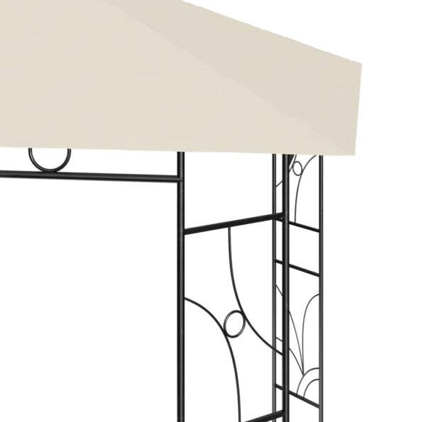 vidaXL Altánok 4x3x2,7 m krémový 160 g/m² – Obrázok 5