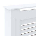 vidaXL Kryt na radiátor biely 205 cm MDF – Obrázok 6