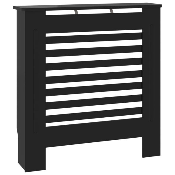vidaXL Kryt na radiátor čierny 78 cm MDF – Obrázok 2
