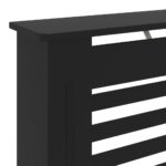 vidaXL Kryt na radiátor čierny 78 cm MDF – Obrázok 5