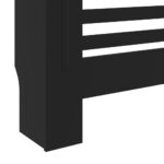 vidaXL Kryt na radiátor čierny 78 cm MDF – Obrázok 6