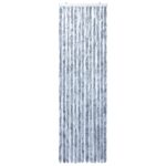 vidaXL Záves proti hmyzu, strieborný 90x200 cm, ženilka – Obrázok 2