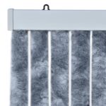 vidaXL Záves proti hmyzu, strieborný 90x200 cm, ženilka – Obrázok 6