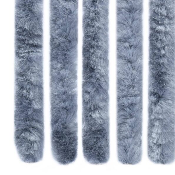 vidaXL Záves proti hmyzu, strieborný 90x200 cm, ženilka – Obrázok 7