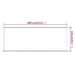 vidaXL Vertikálna markíza terakotová 140x800 cm oxfordská látka – Obrázok 5