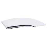 vidaXL Strieška Bimini s 2 oblúkmi biela 180x130x110 cm – Obrázok 8