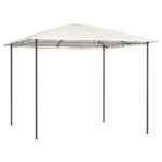 vidaXL Altánok 3x3x2,6 m krémový 160 g/m²