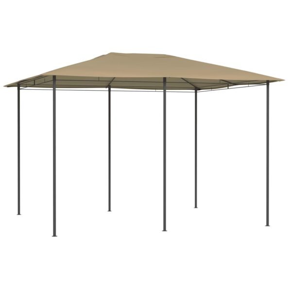 vidaXL Altánok 3x4x2,6 m sivohnedý 160 g/m² – Obrázok 3