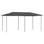 vidaXL Altánok 2,98x5,3x2,59 m antracitový 160 g/m²