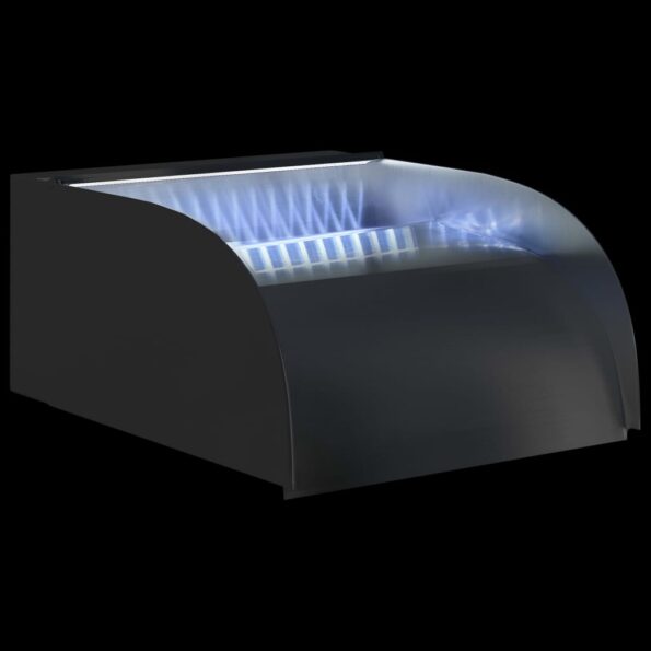 vidaXL Vodopád s LED 30x34x14 cm nehrdzavejúca oceľ 304 – Obrázok 3
