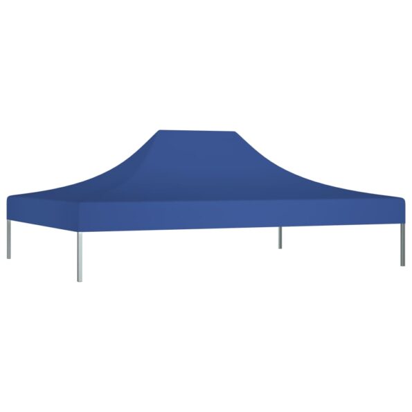 vidaXL Strecha na párty stan 4x3 m, modrá 270 g/m² – Obrázok 2