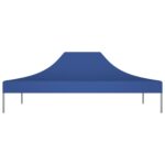 vidaXL Strecha na párty stan 4x3 m, modrá 270 g/m² – Obrázok 3
