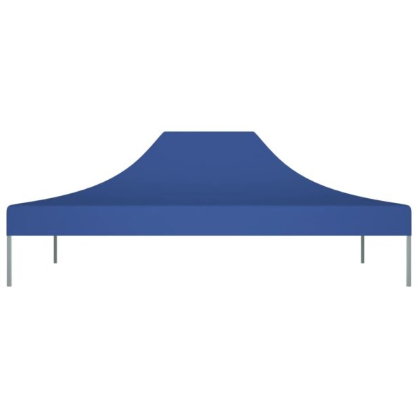 vidaXL Strecha na párty stan 4x3 m, modrá 270 g/m² – Obrázok 3