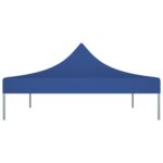 vidaXL Strecha na párty stan 4x3 m, modrá 270 g/m² – Obrázok 4