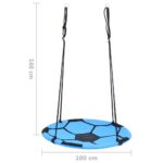 vidaXL Futbalová hniezdna hojdačka 100 cm – Obrázok 6