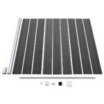 vidaXL Plotový panel WPC 175x186 cm čierny – Obrázok 4