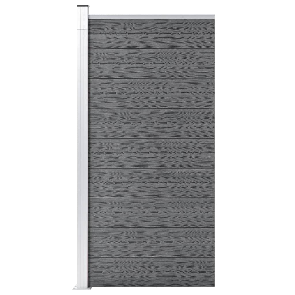 VXL8720286194744_a_en_hd_1.jpg vidaXL Plotový panel WPC 95x186 cm sivý – Obrázok 1