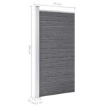 vidaXL Plotový panel WPC 95x186 cm sivý – Obrázok 9