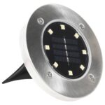 vidaXL Zapustené solárne svetlá do zeme 8 ks, LED svetlá, RGB farby – Obrázok 3