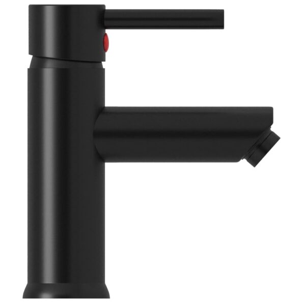 vidaXL Kúpelňová vodovodná batéria čierna 130x176 mm – Obrázok 3