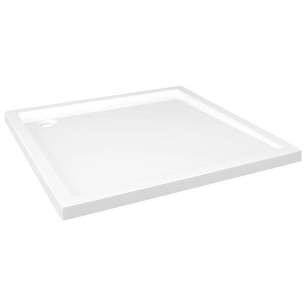 vidaXL Štvorcová sprchová vanička z ABS 90x90 cm – Obrázok 2