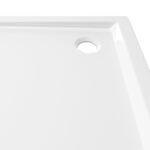 vidaXL Štvorcová sprchová vanička z ABS 90x90 cm – Obrázok 6