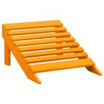 vidaXL Záhradná stolička Adirondack s otomanom jedľový masív oranžová – Obrázok 7
