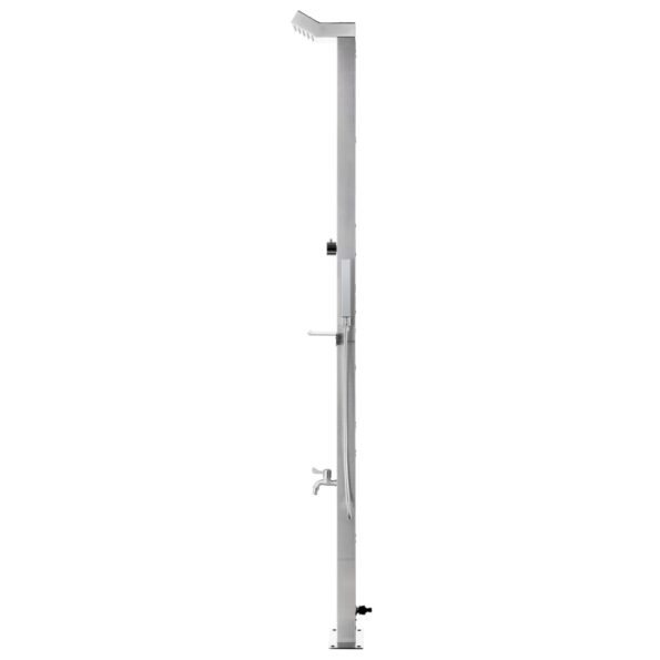 vidaXL Záhradná sprcha 220 cm nehrdzavejúca oceľ – Obrázok 5