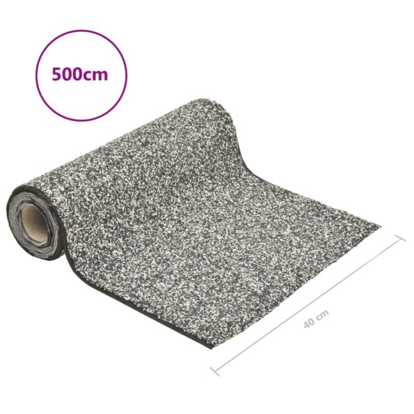 vidaXL Vložka s dizajnom kameňa sivá 500x40 cm – Obrázok 6